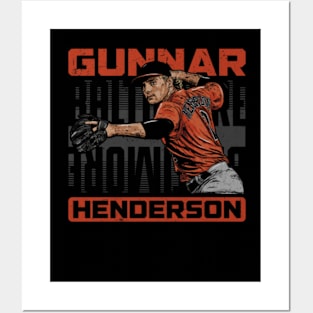 Gunnar Henderson Baltimore Player Name Posters and Art